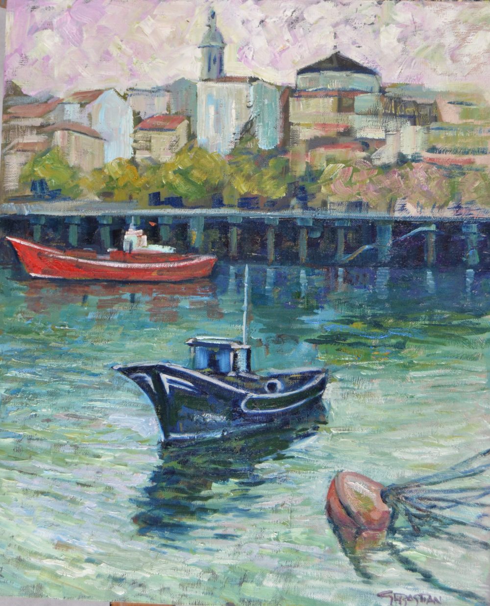 En el puerto de Bermeo