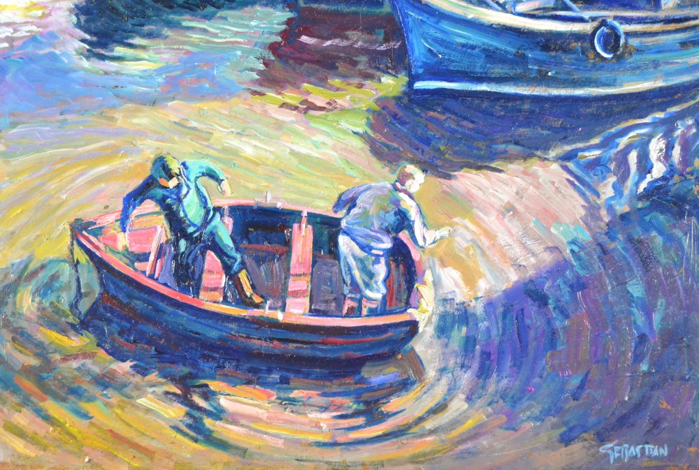 En el puerto de Bermeo