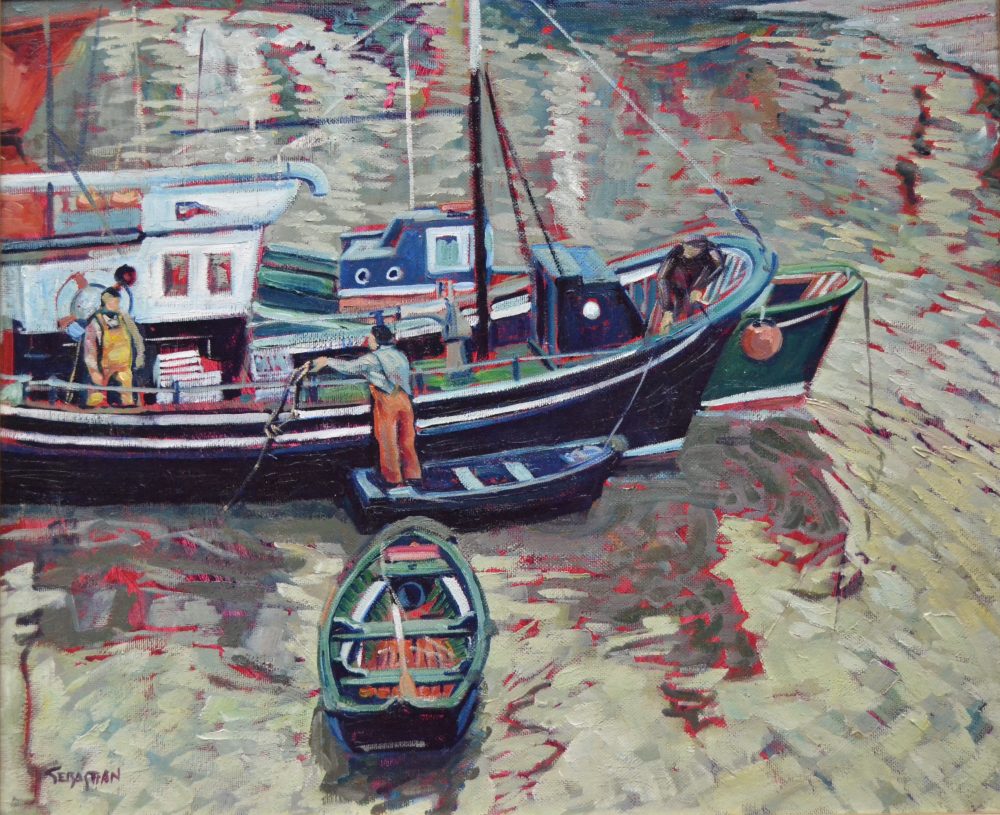 En el puerto de Bermeo