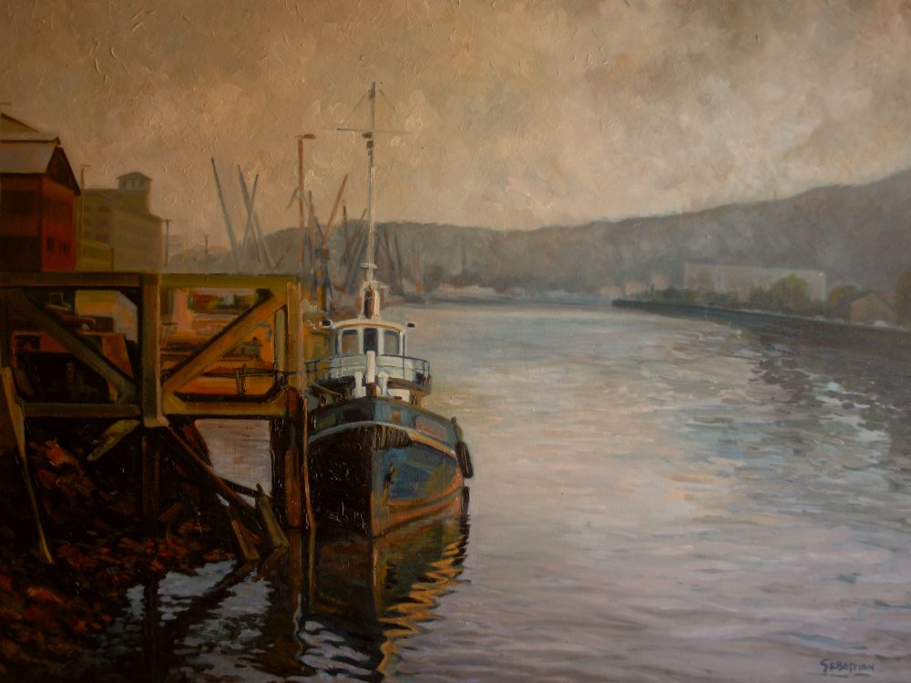 La ría en Erandio