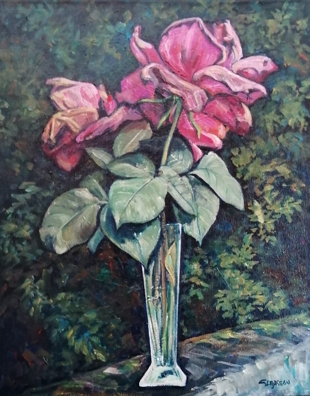 Rosas marchitas