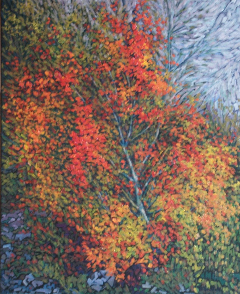 El arbusto rojo